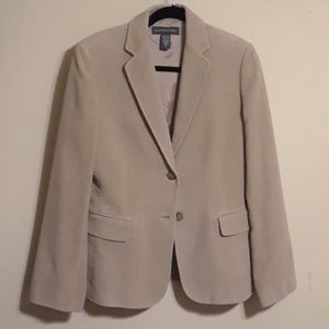 BANANA REPUBLIC. - TAN BLAZER. - SIZE 12